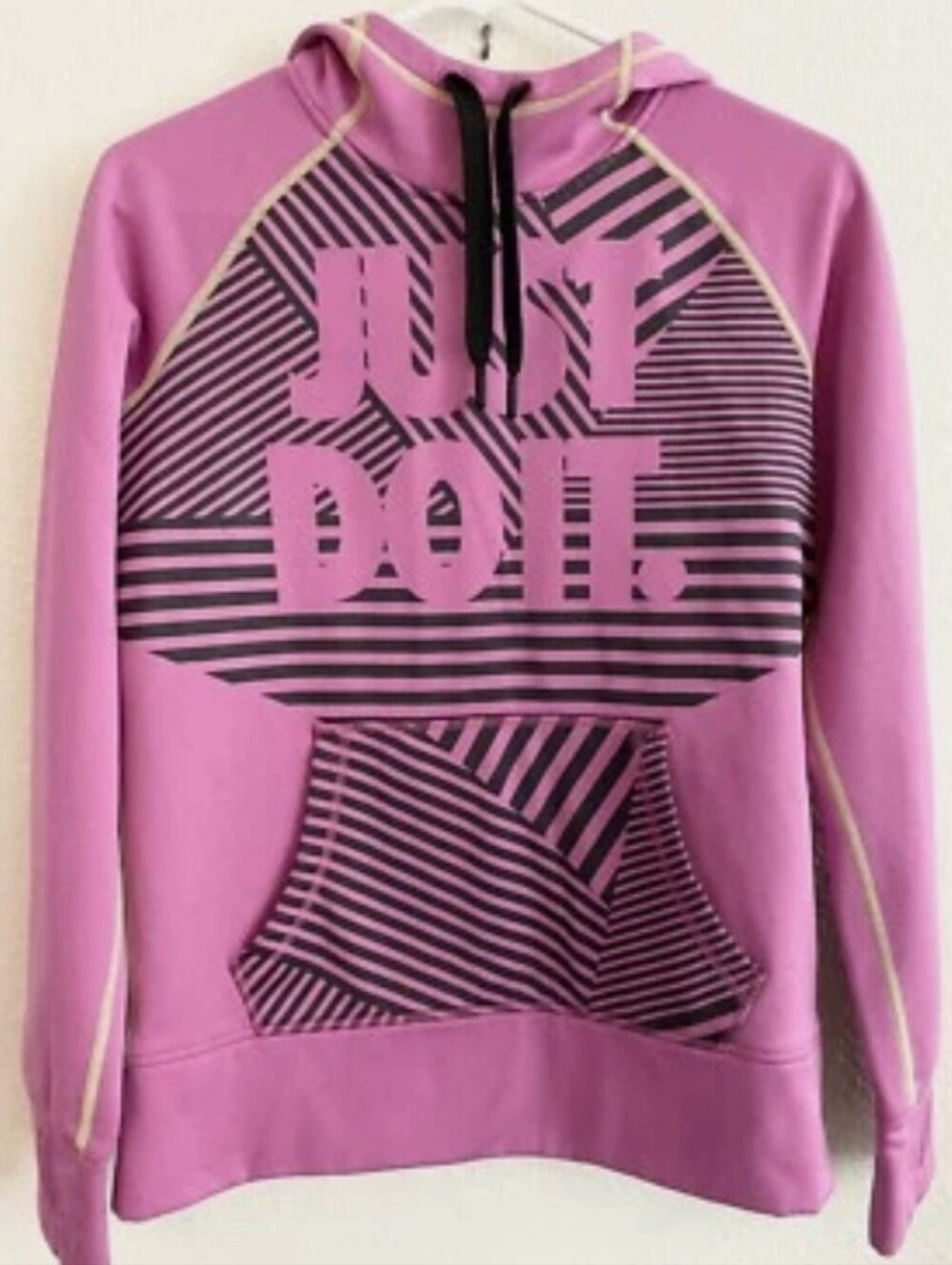 Nike Pink Therma-Fit Hoodie with Neon Trim